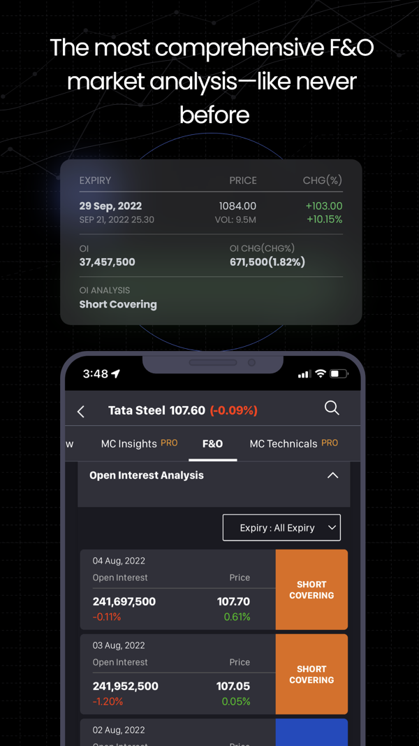 Moneycontrol iPhone screenshot 5