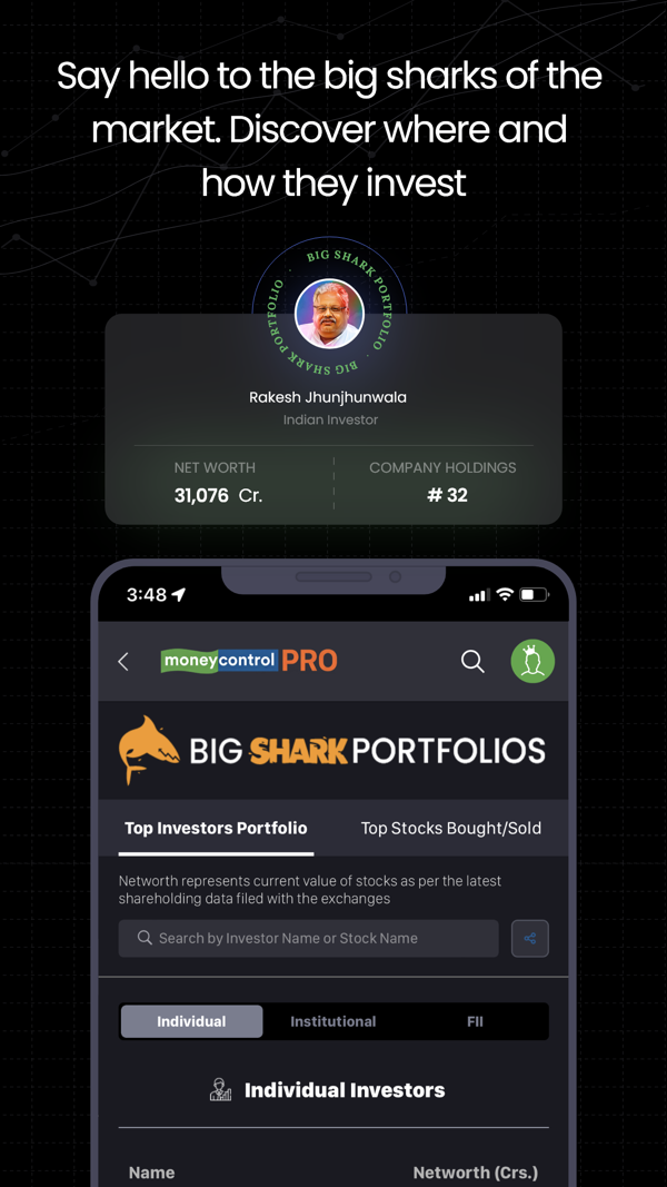 Moneycontrol iPhone screenshot 4