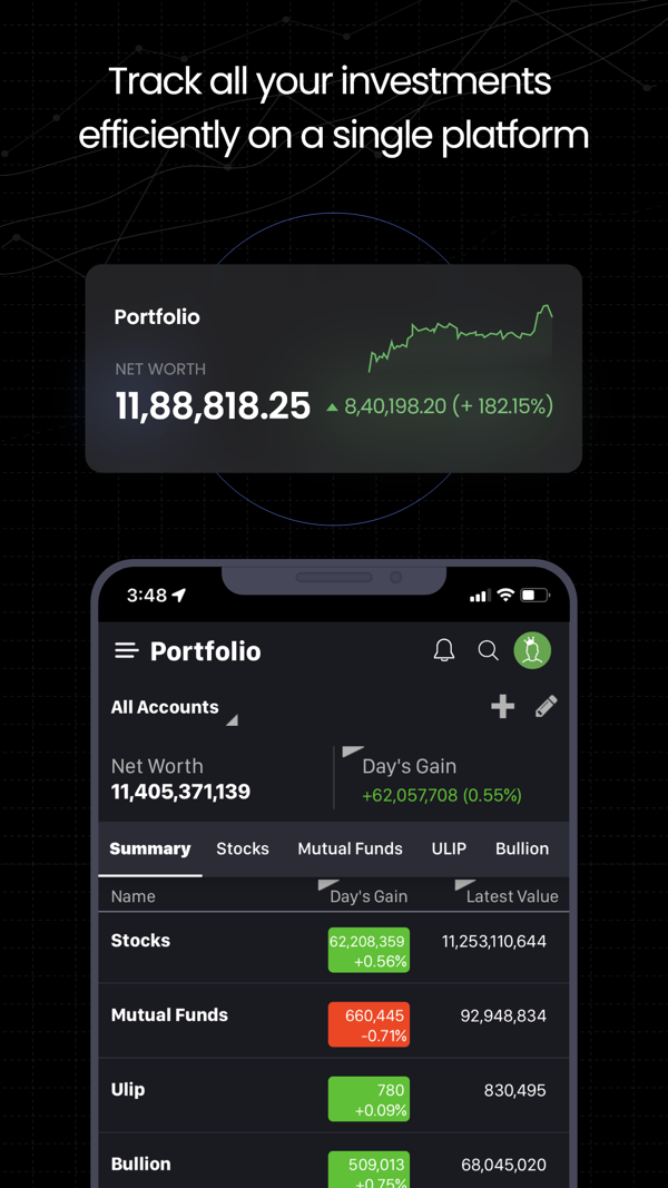 Moneycontrol iPhone screenshot 1