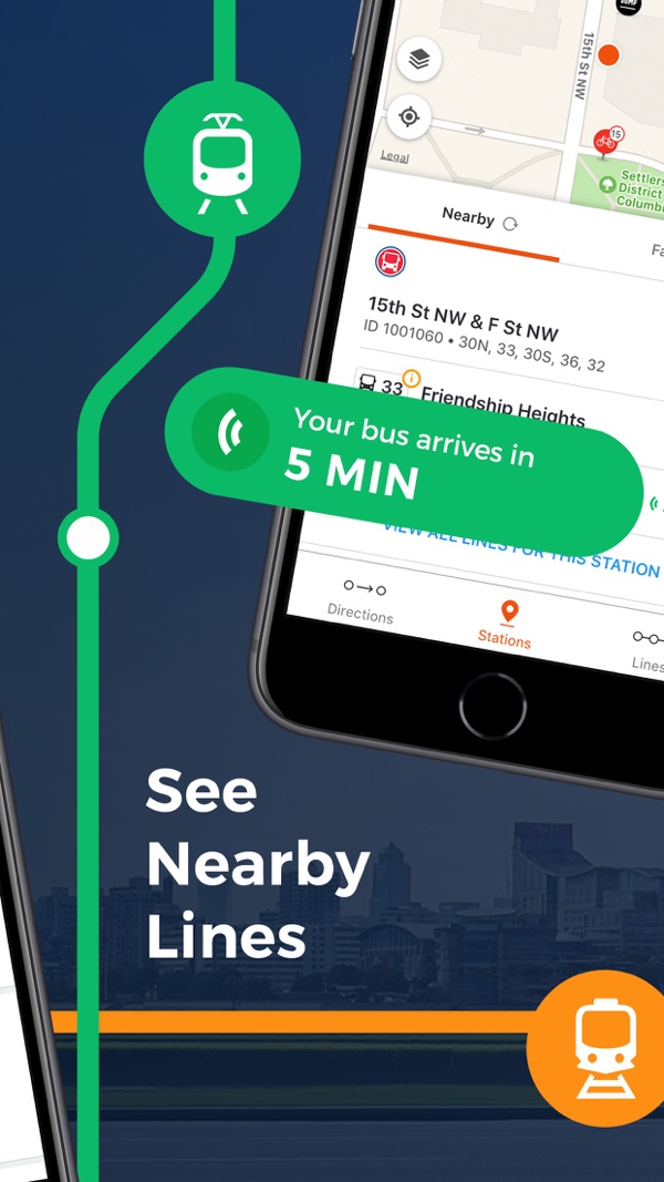Moovit iPhone screenshot 3