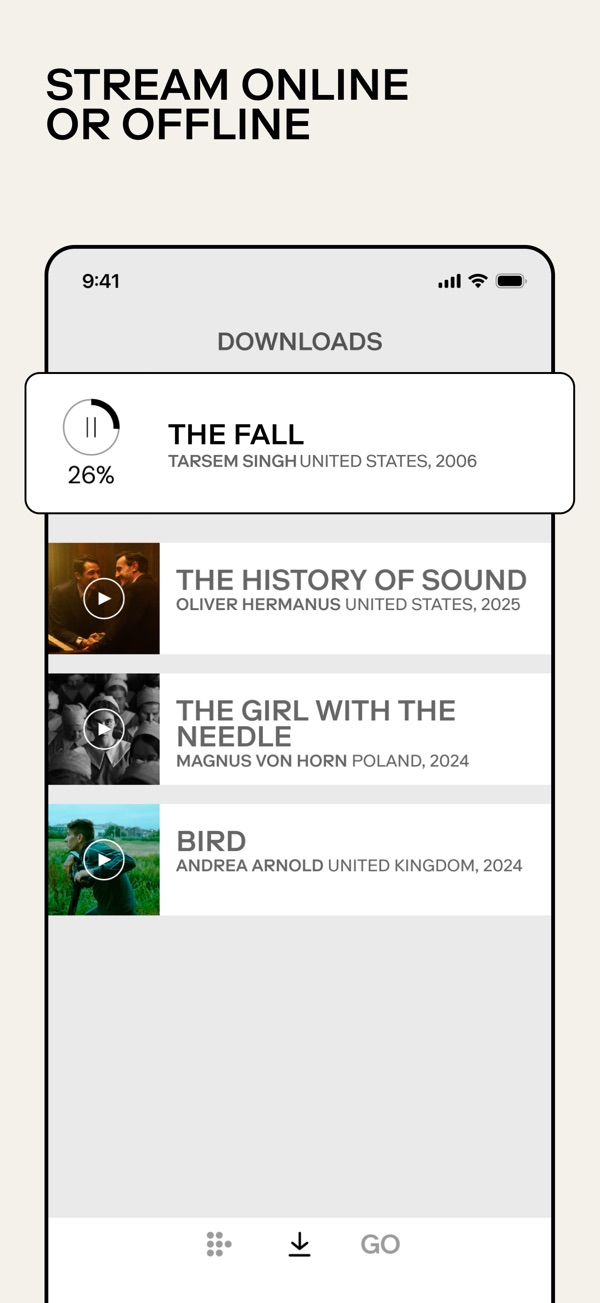MUBI iPhone screenshot 5