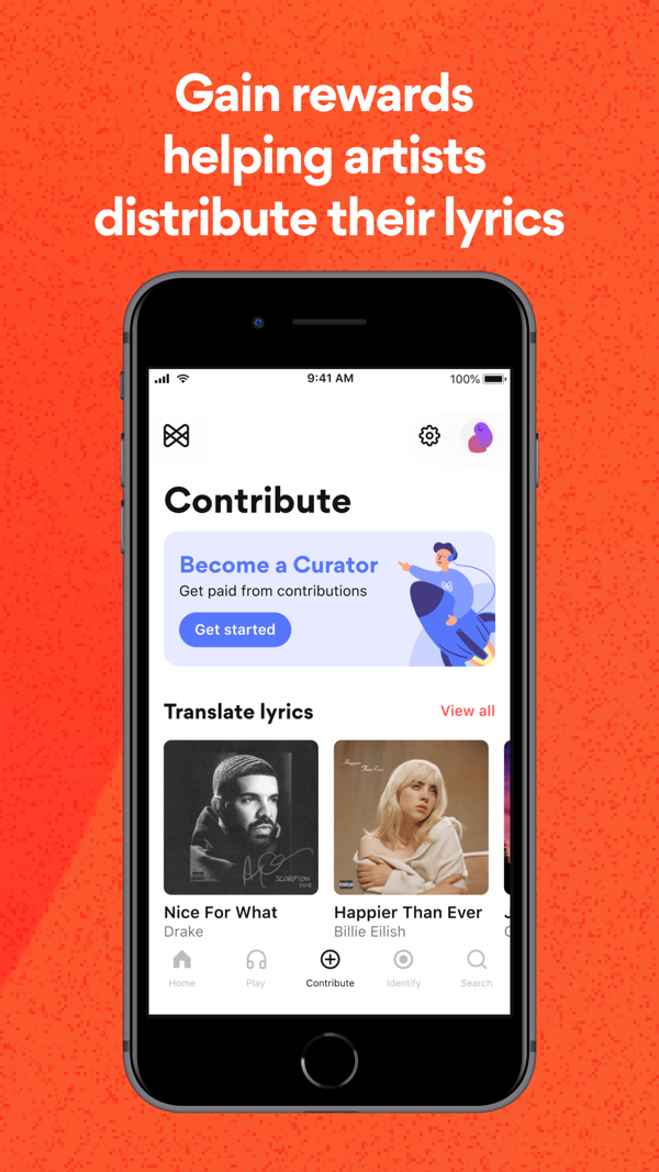 Musixmatch Dynamic Lyrics iPhone screenshot 5