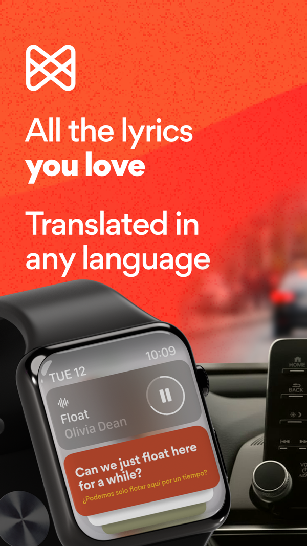 Musixmatch Dynamic Lyrics iPhone screenshot 1