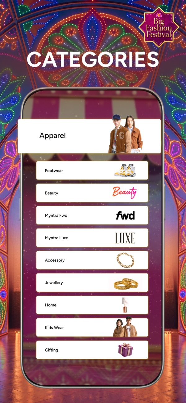 Myntra iPhone screenshot 3