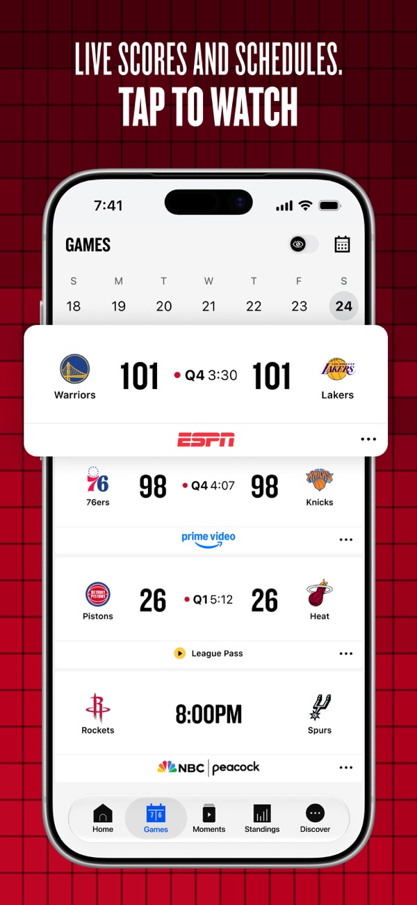 NBA iPhone screenshot 2