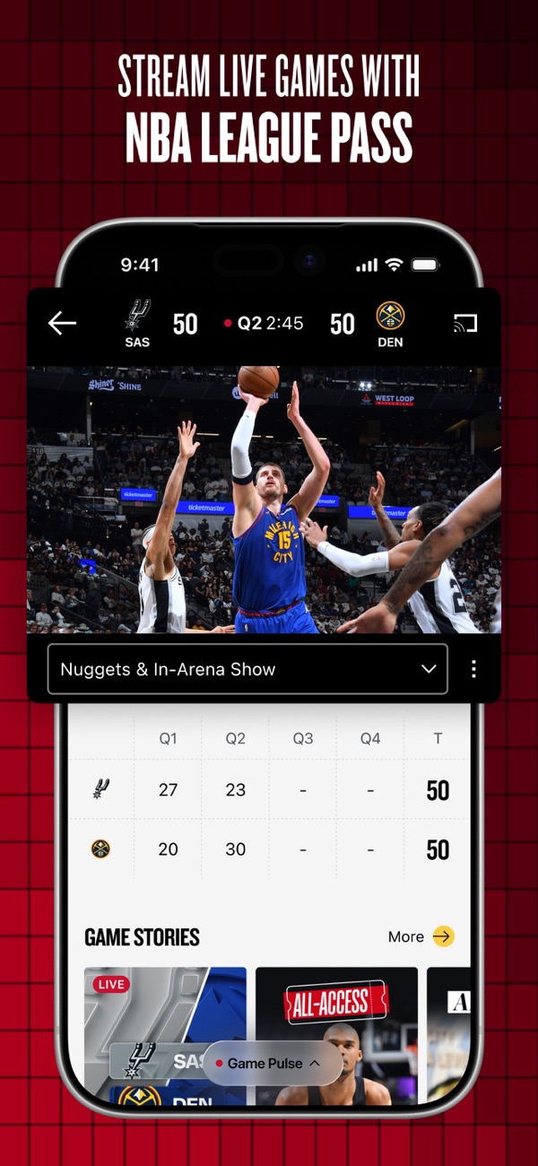 NBA iPhone screenshot 3