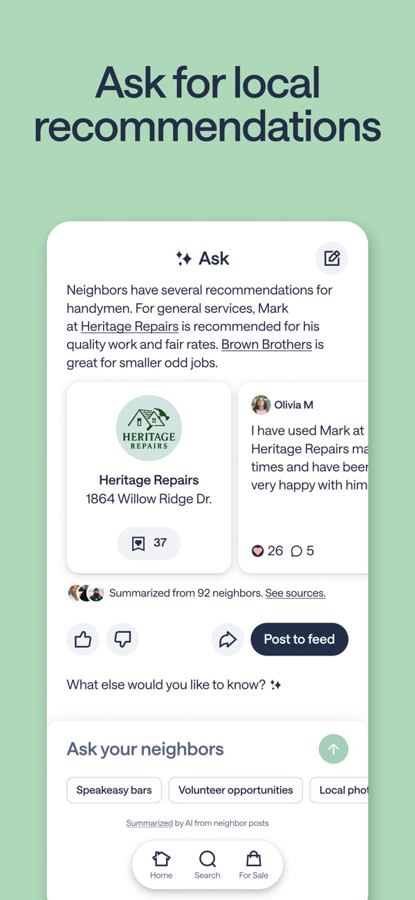 Nextdoor iPhone screenshot 7