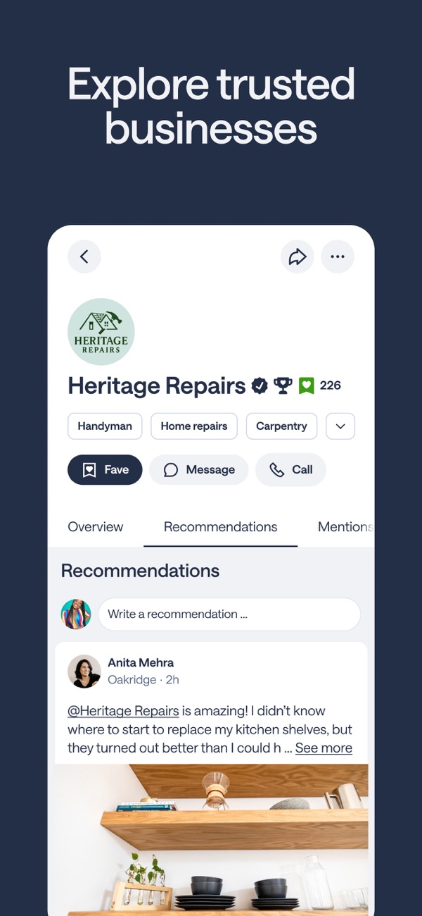 Nextdoor iPhone screenshot 8