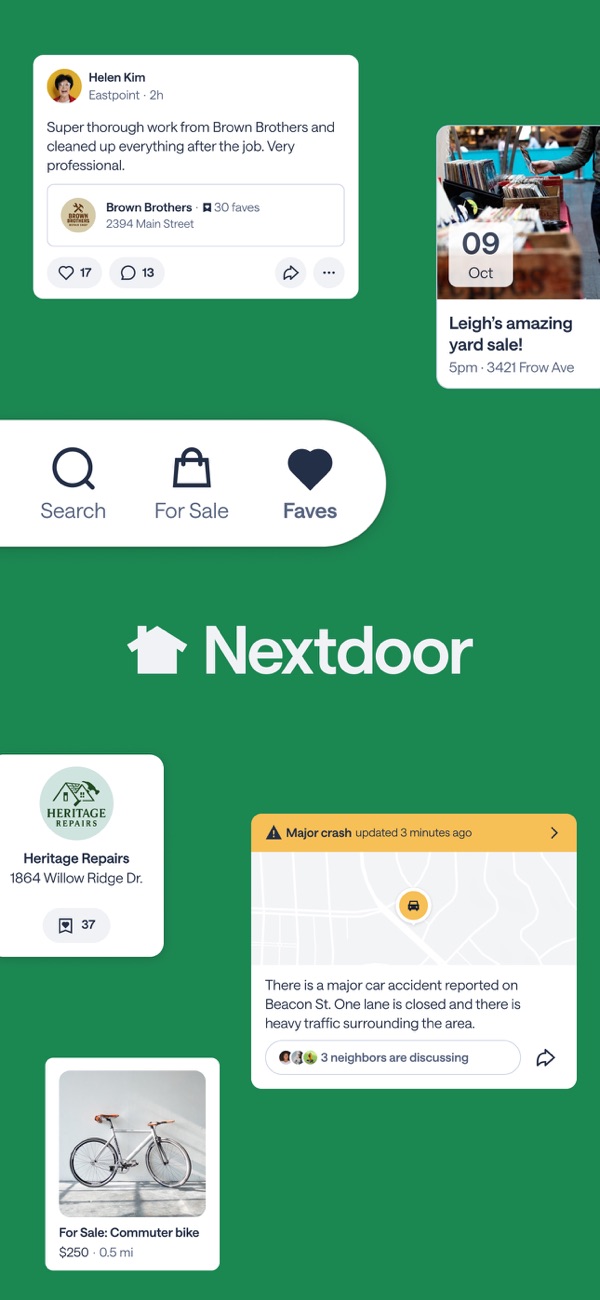 Nextdoor iPhone screenshot 2
