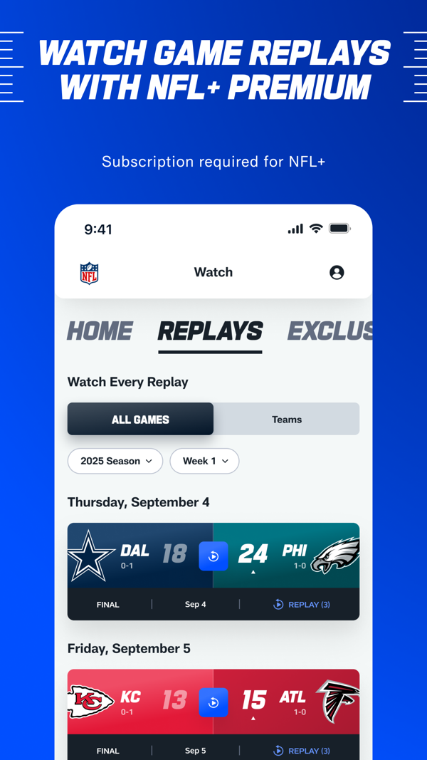 NFL iPhone screenshot 5