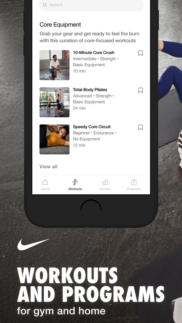 Nike Training Club iPhone screenshot 1