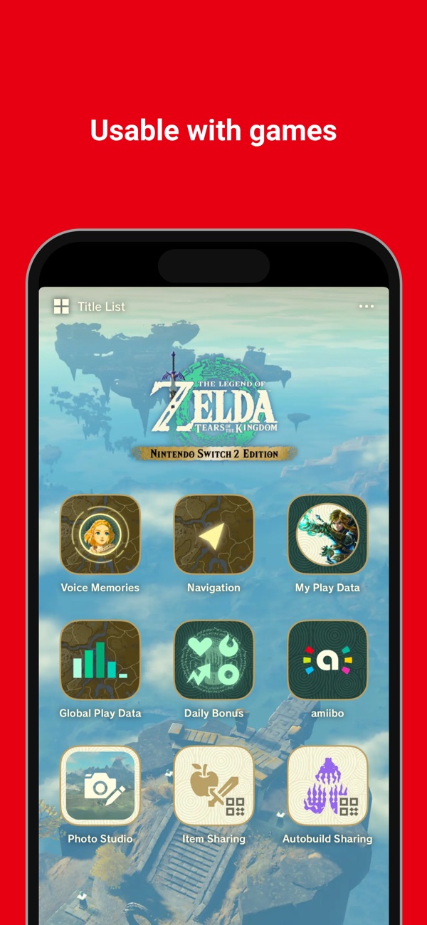 Nintendo Switch App iPhone screenshot 2