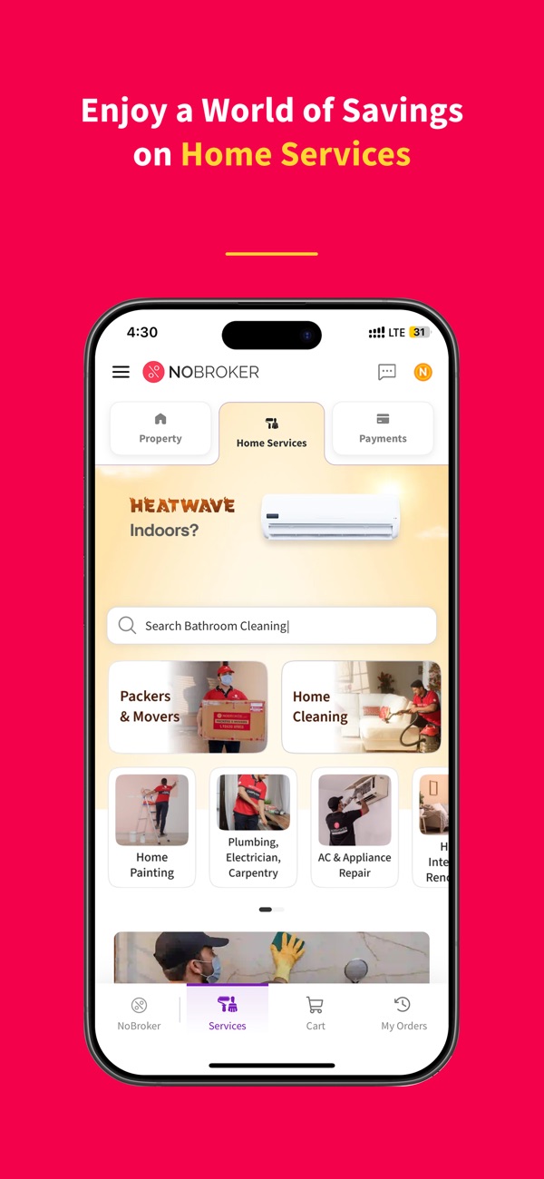NoBroker Rent, Buy, Sell Flats iPhone screenshot 3