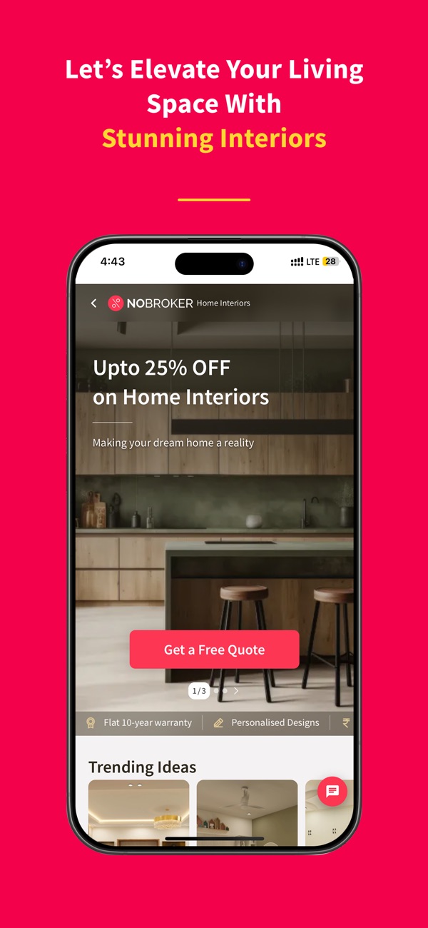NoBroker Rent, Buy, Sell Flats iPhone screenshot 6
