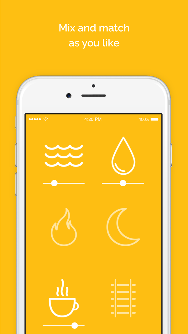 Noisli iPhone screenshot 2