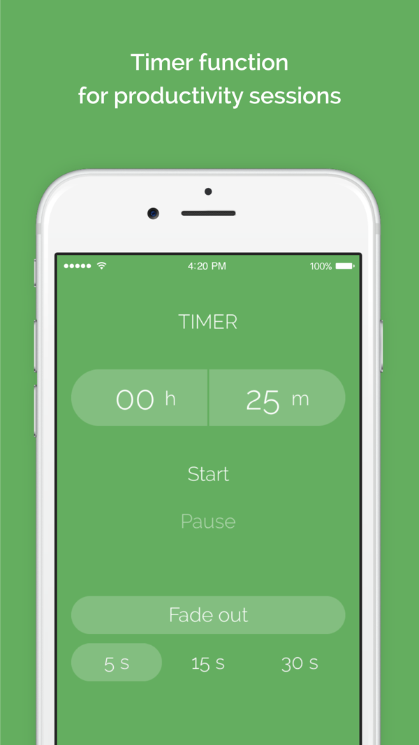 Noisli iPhone screenshot 3