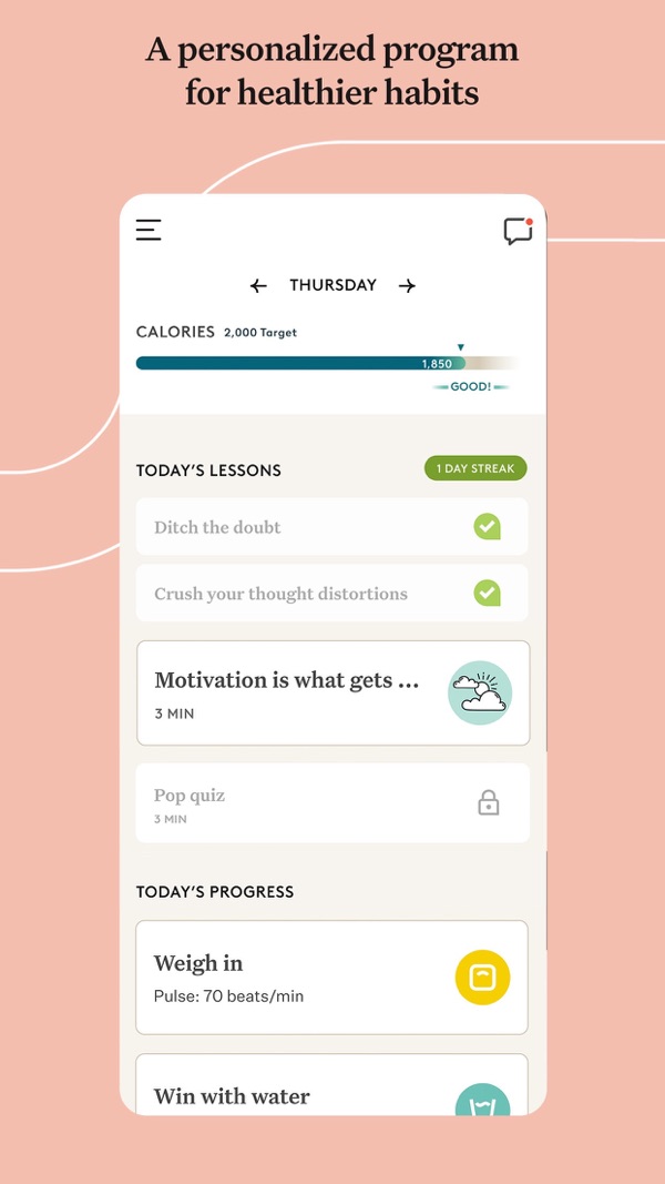 Noom Weight Loss, Food Tracker iPhone screenshot 3