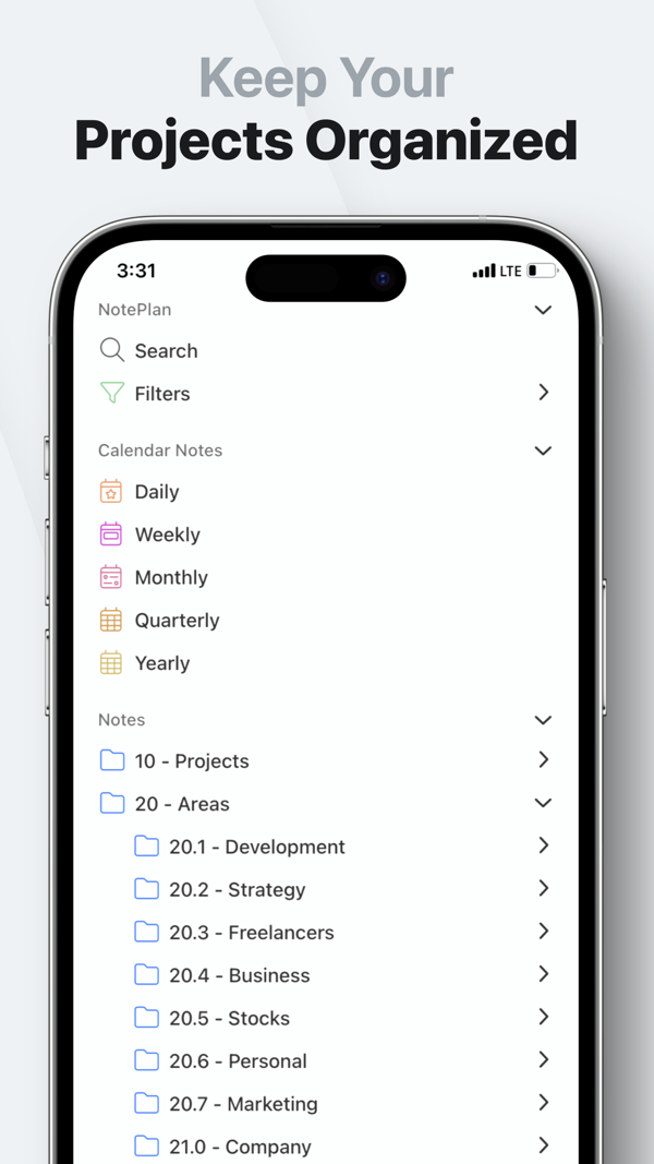 NotePlan iPhone screenshot 6