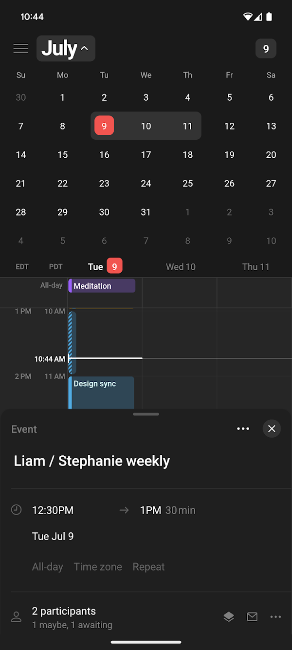 Notion Calendar Android phone screenshot 4