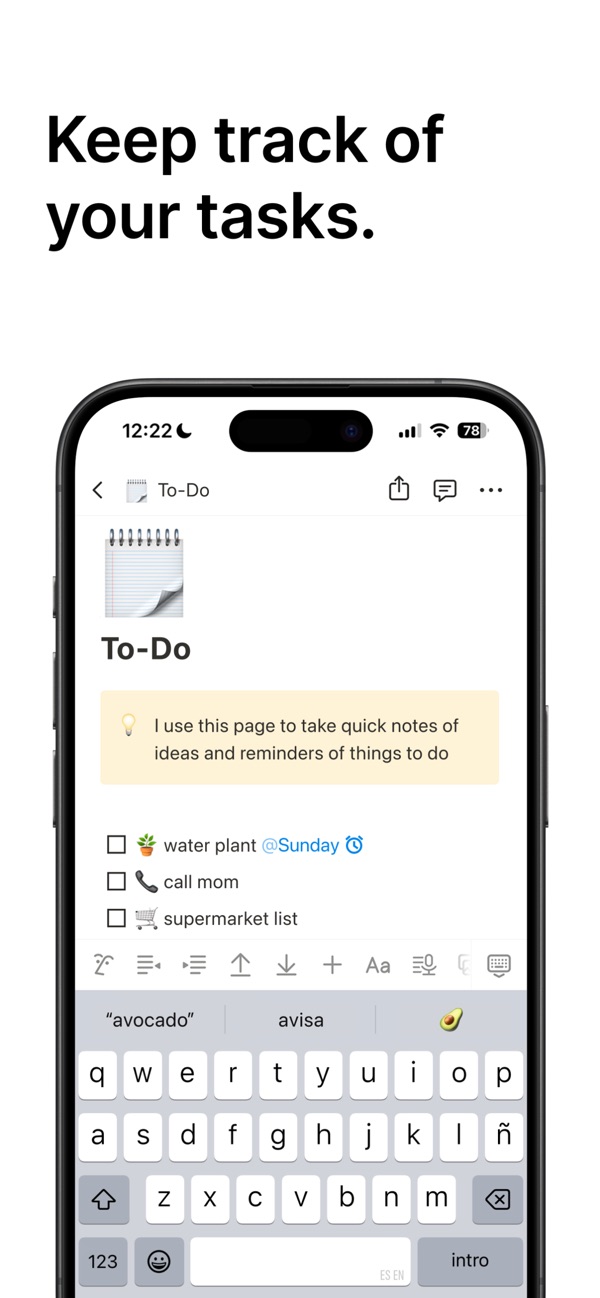 Notion iPhone screenshot 6