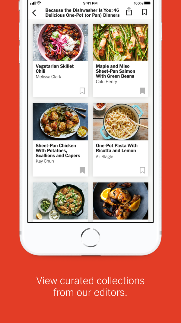 NYT Cooking iPhone screenshot 2
