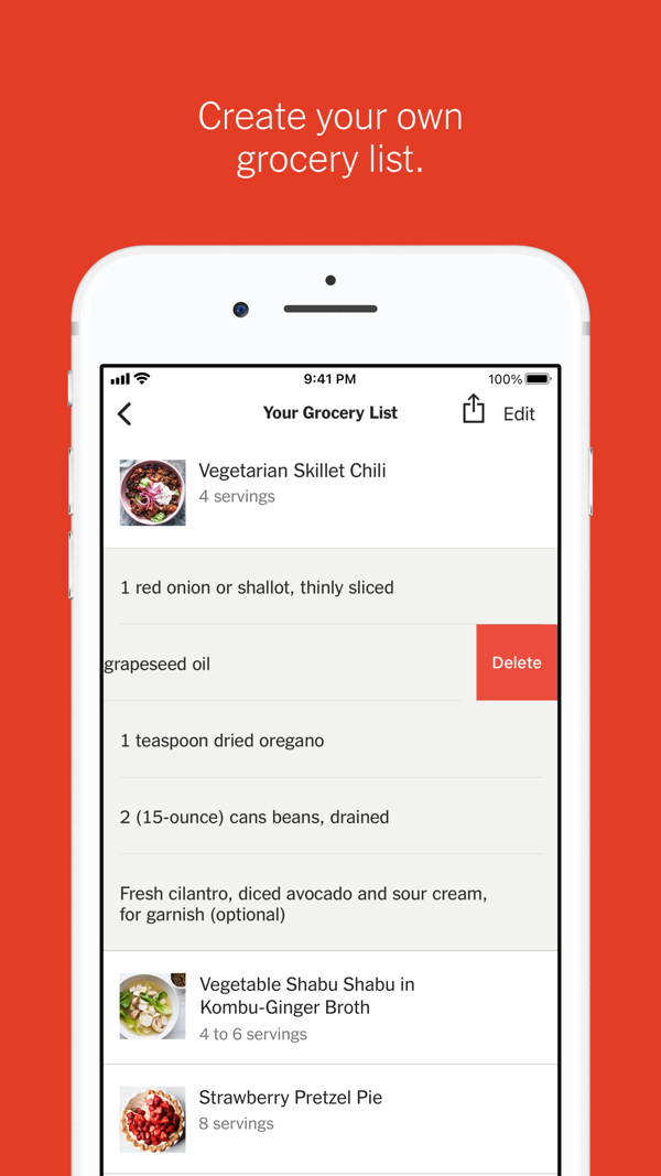NYT Cooking iPhone screenshot 7