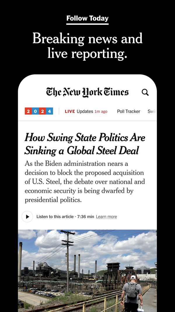 NYTimes iPhone screenshot 2