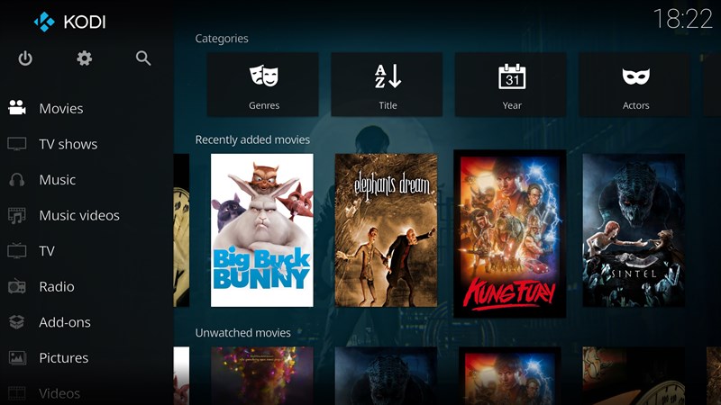 Official Kodi Remote Windows screenshot 1