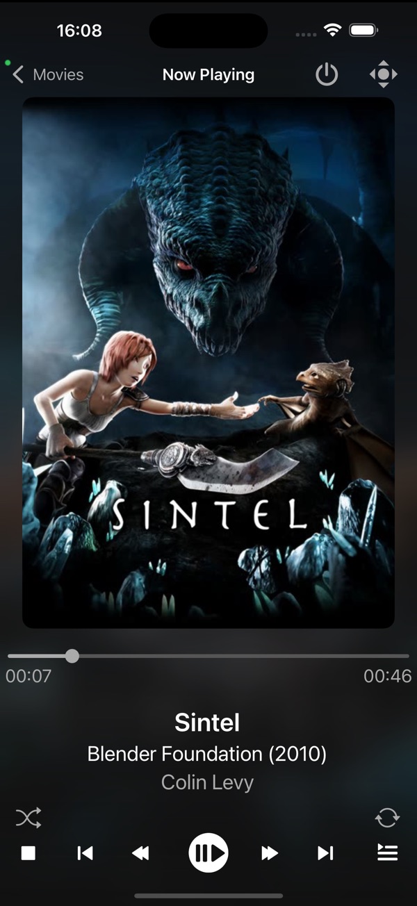 Official Kodi Remote iPhone screenshot 1