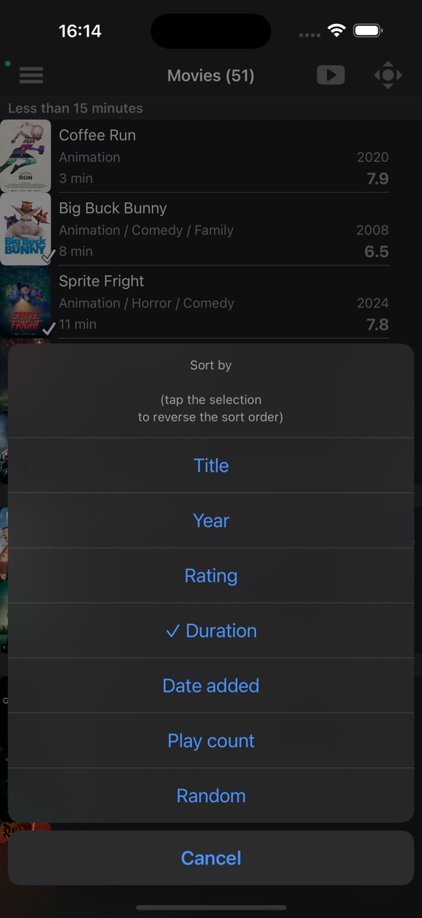 Official Kodi Remote iPhone screenshot 8