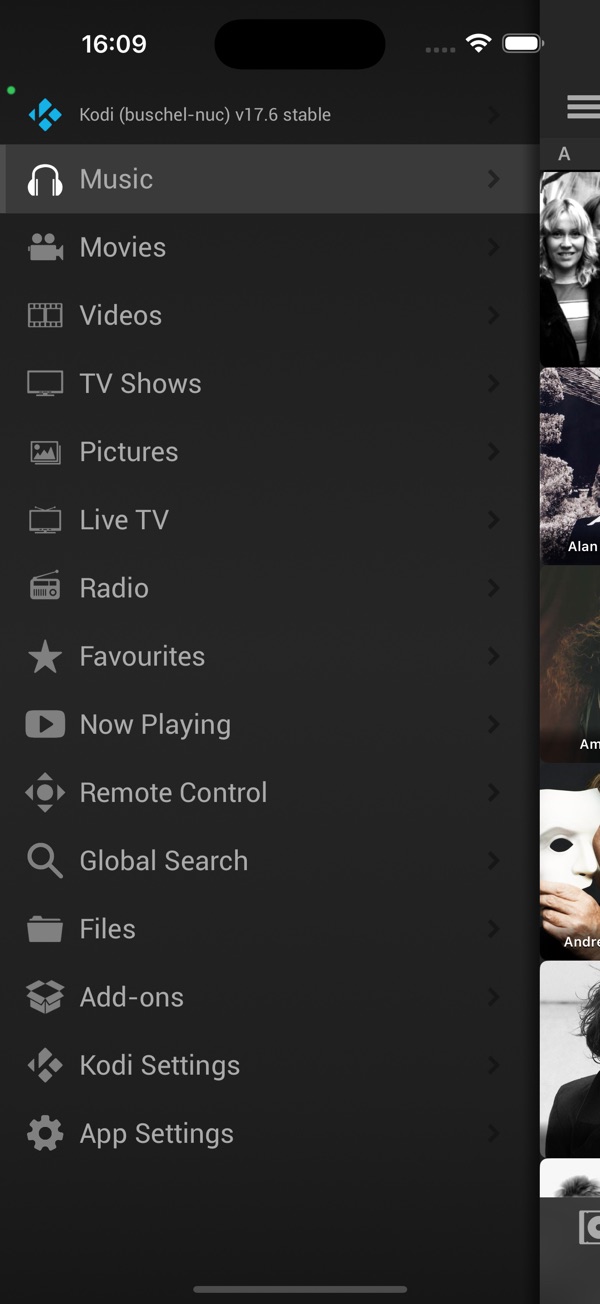Official Kodi Remote iPhone screenshot 5