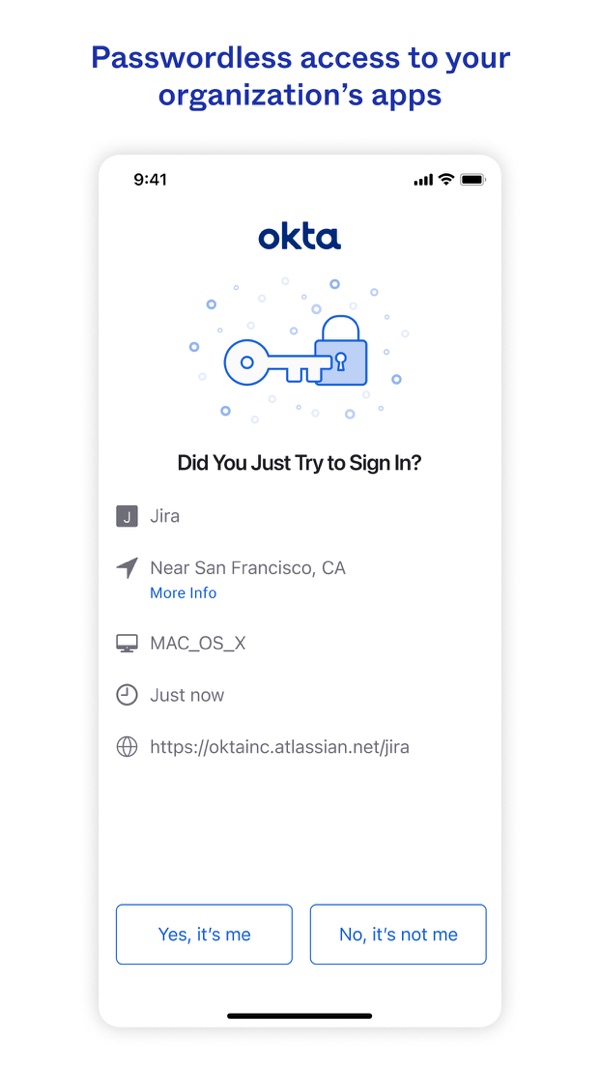 Okta Verify iPhone screenshot 3