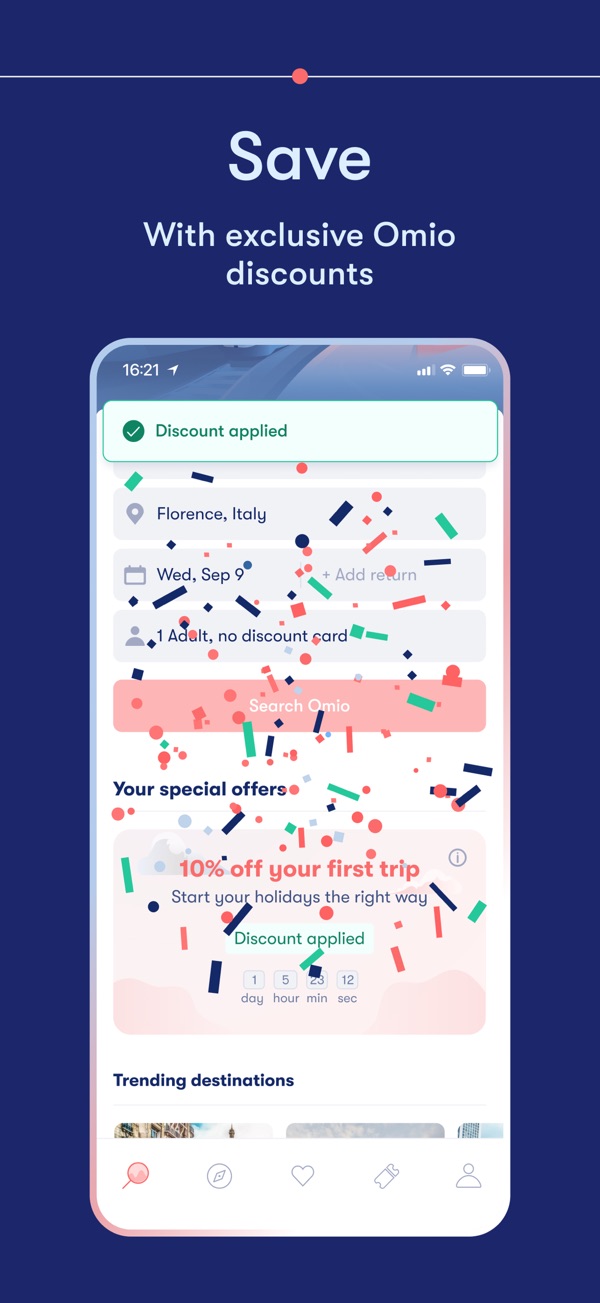 Omio iPhone screenshot 4