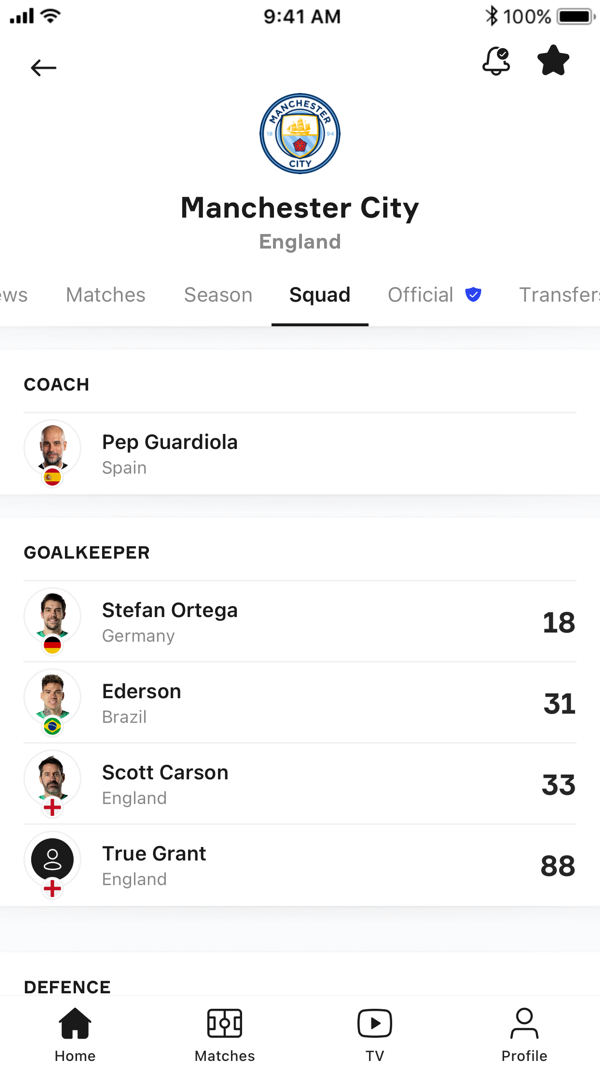 OneFootball Live Soccer scores iPhone screenshot 8