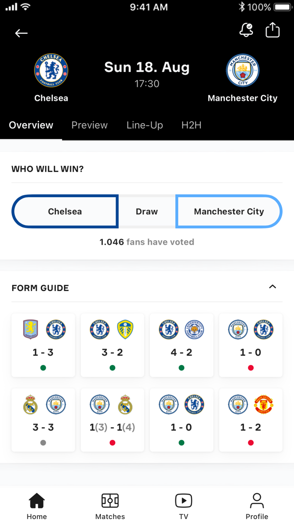 OneFootball Live Soccer scores iPhone screenshot 4