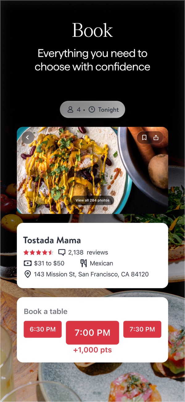 OpenTable iPhone screenshot 5