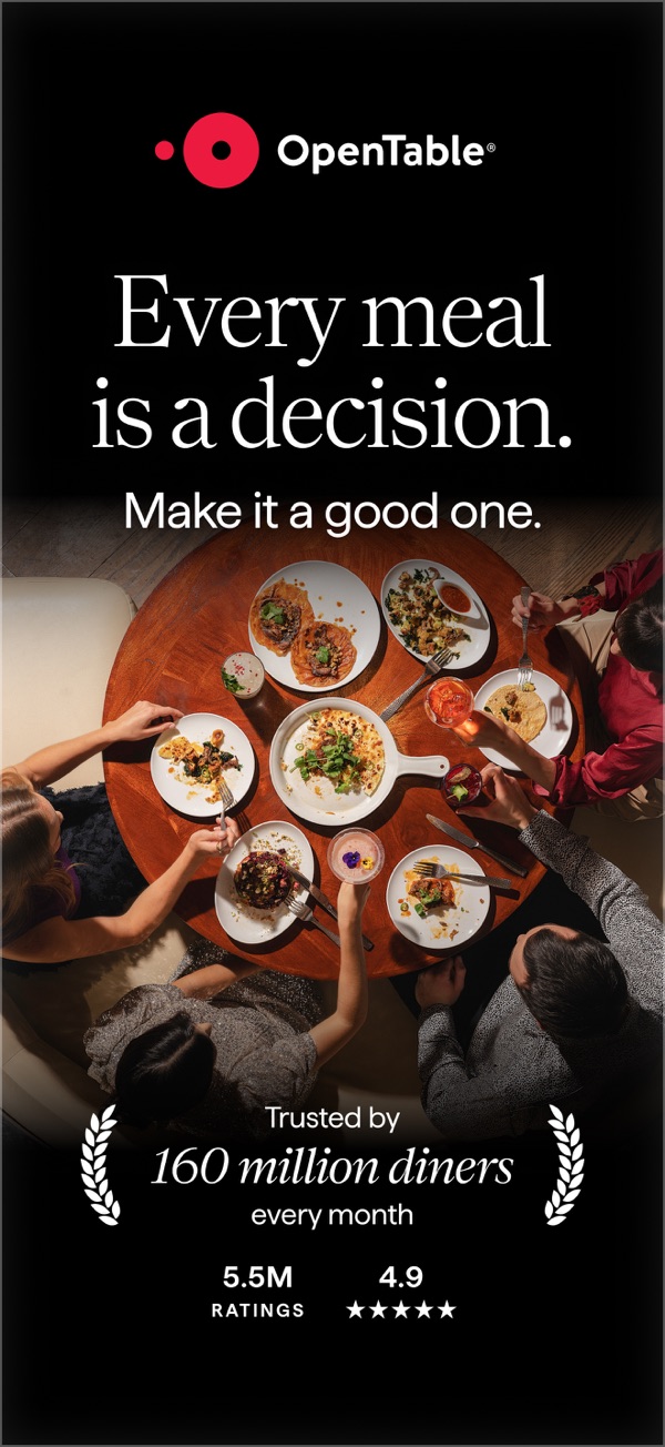 OpenTable iPhone screenshot 1
