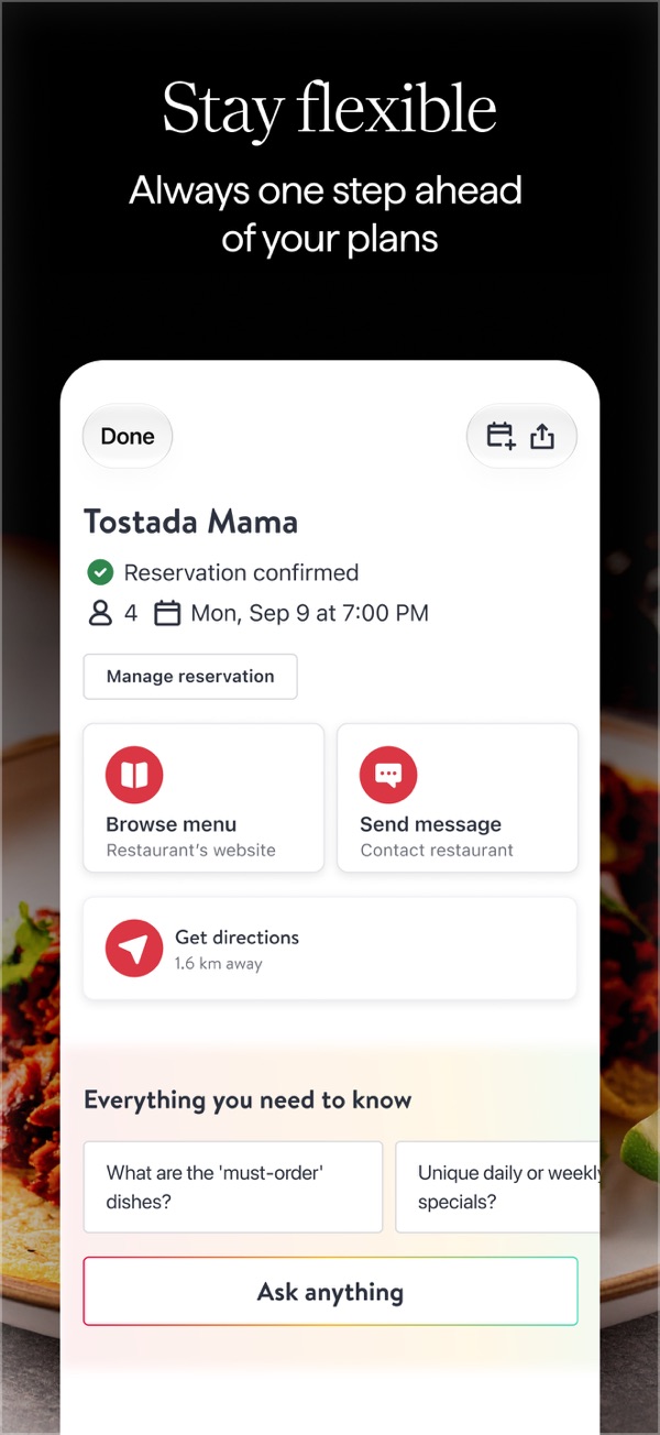 OpenTable iPhone screenshot 7