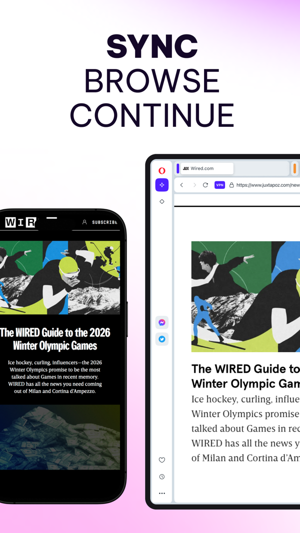 Opera Browser with VPN iPhone screenshot 8