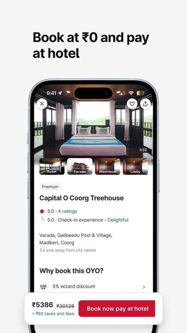 OYO iPhone screenshot 2