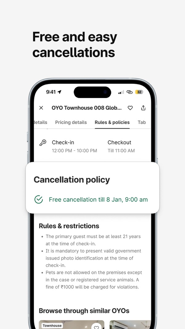 OYO iPhone screenshot 5