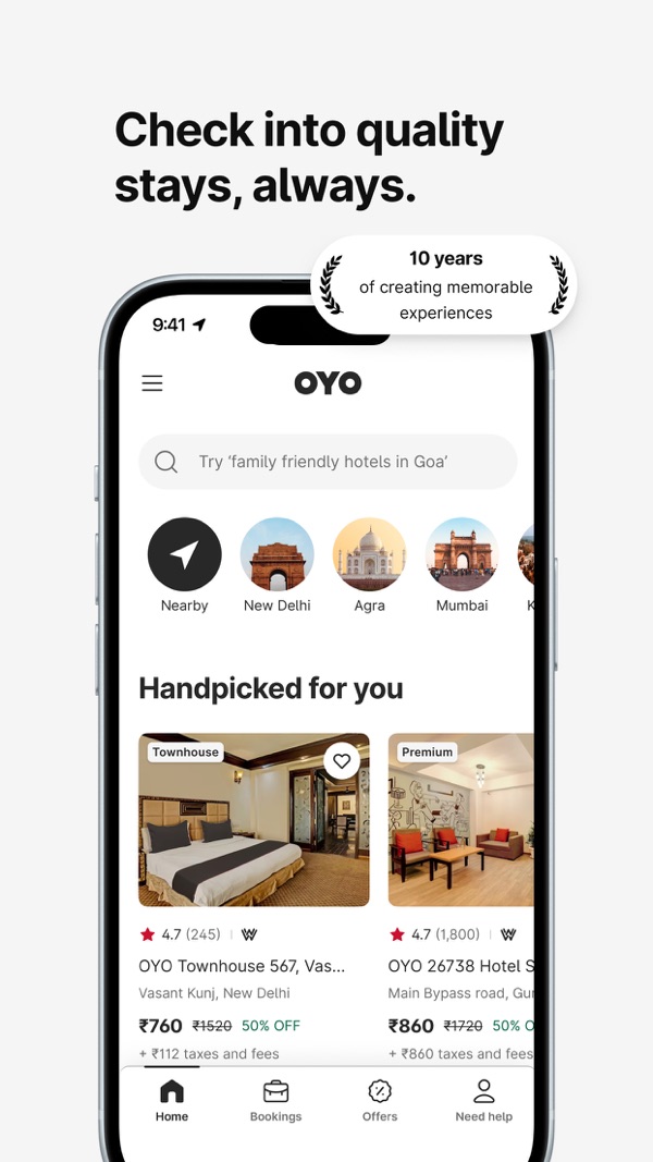 OYO iPhone screenshot 6