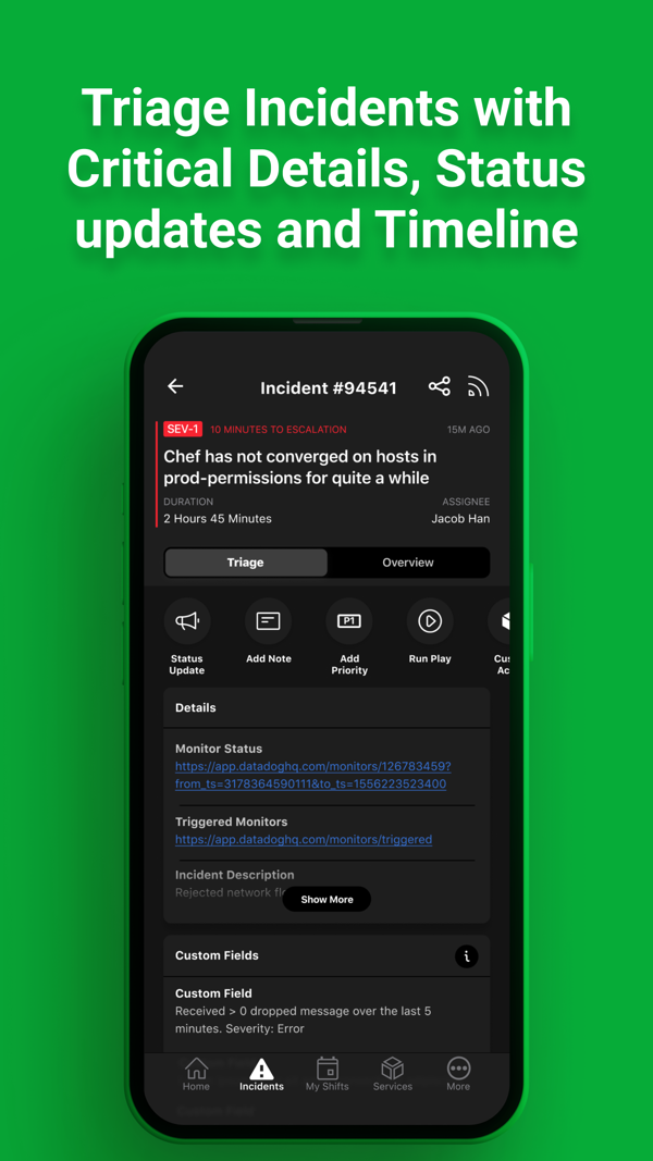 PagerDuty iPhone screenshot 3