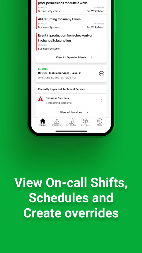 PagerDuty iPhone screenshot 2