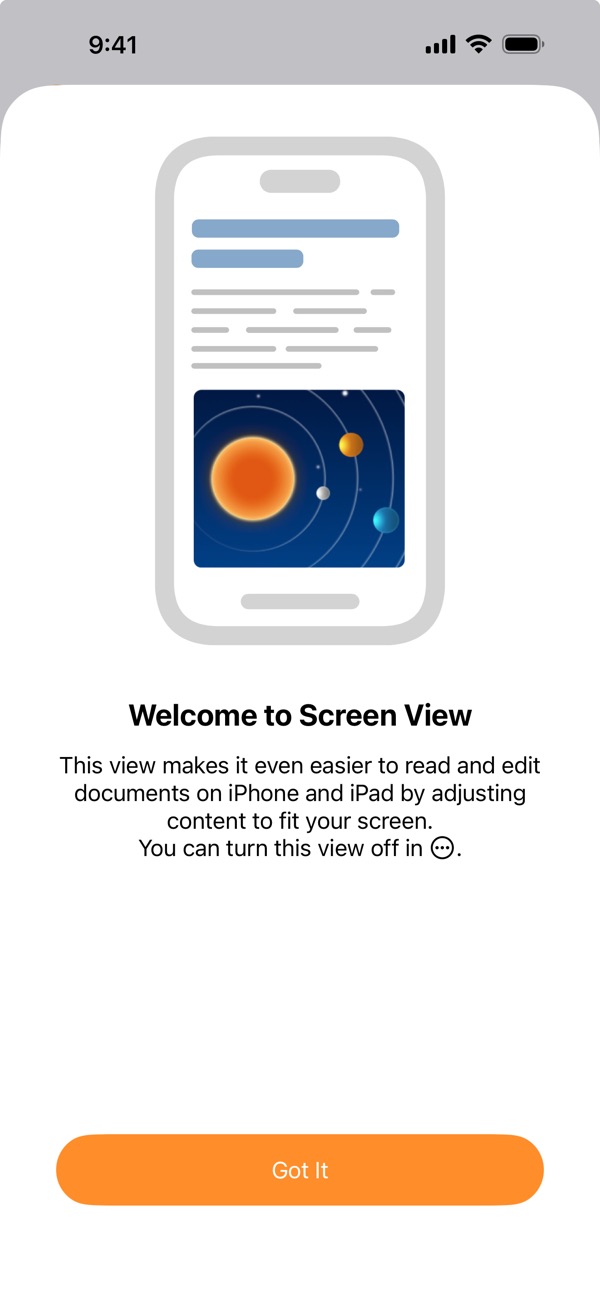 Pages iPhone screenshot 8