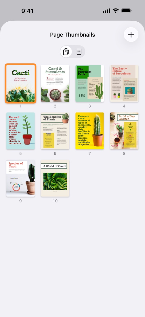 Pages iPhone screenshot 6