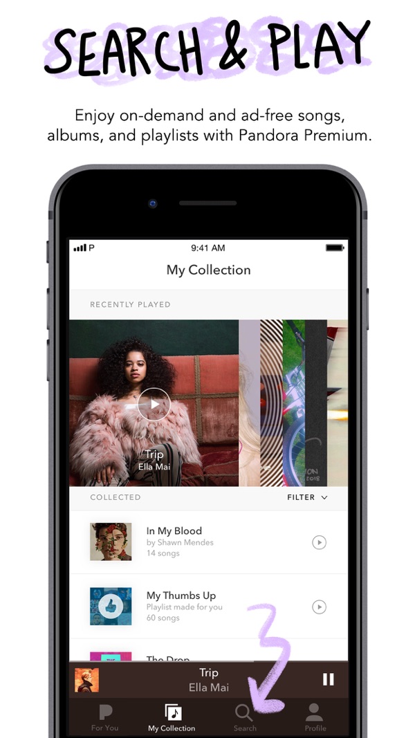 Pandora iPhone screenshot 5