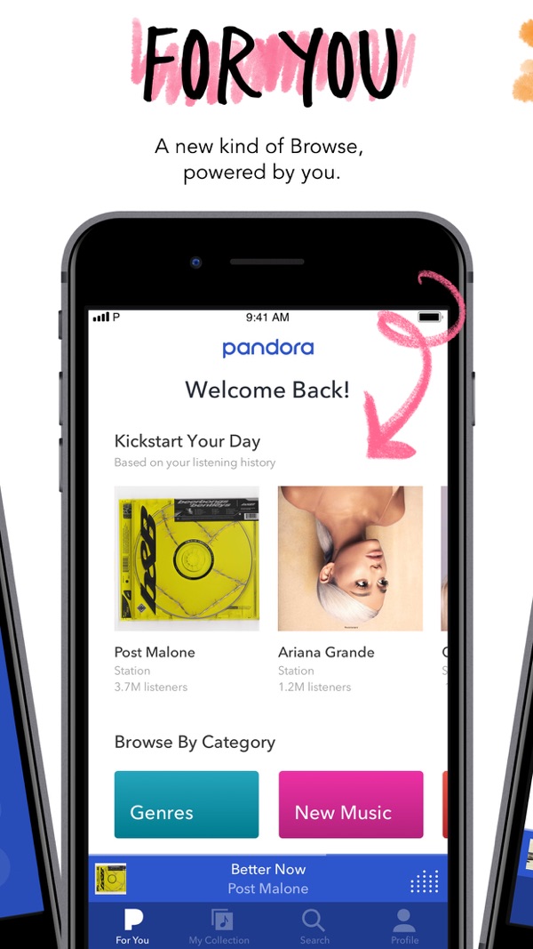 Pandora iPhone screenshot 2