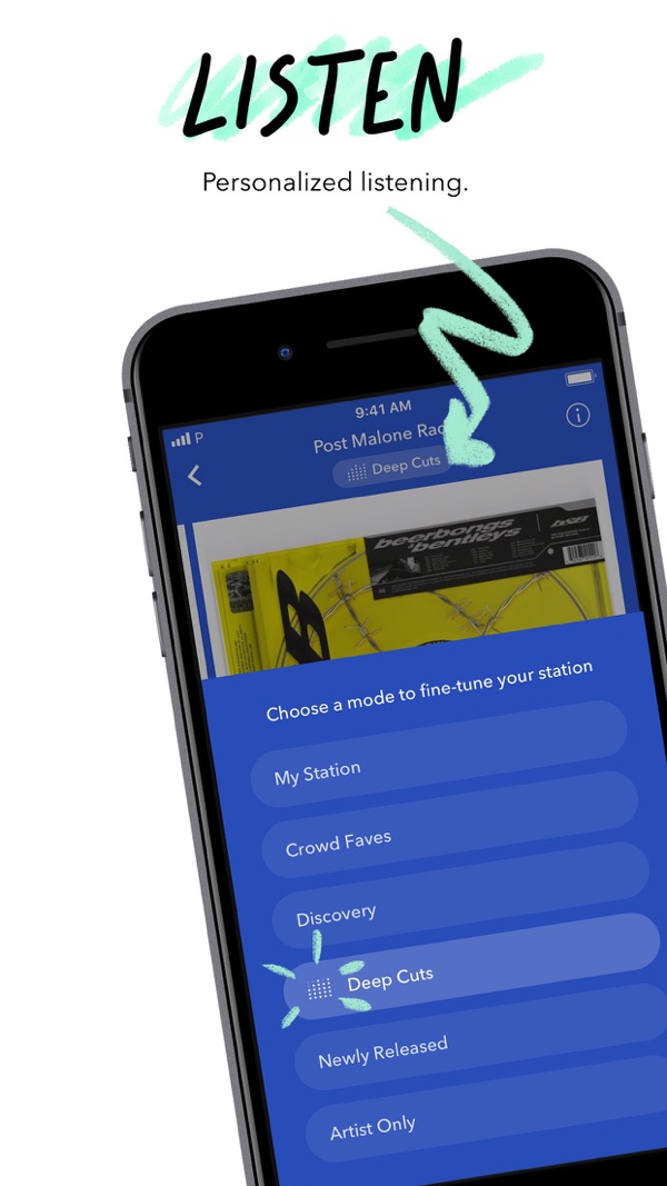 Pandora iPhone screenshot 1