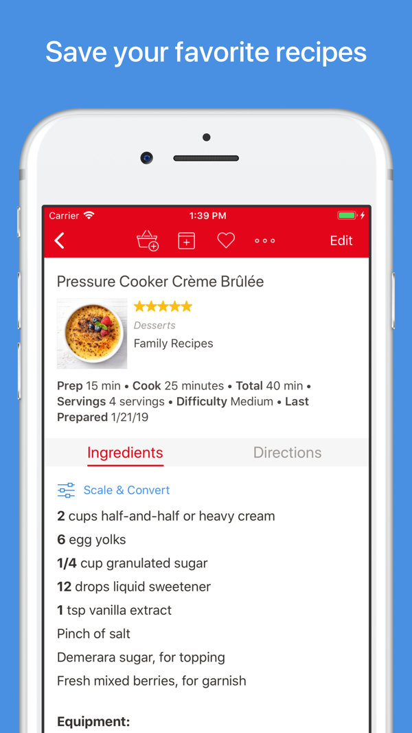 Paprika Recipe Manager 3 iPhone screenshot 2